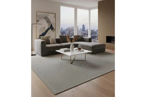 MERİNOS HALI TORONTO SİSAL JÜTT GÖRÜNÜMLÜ MODERN HALI 16561 195 GRİ 80X150 CM
