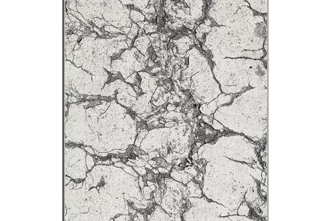 ALBANHOME GRİ MERMER DESENLİ KAYMAZ TABAN HALI 80X150CM