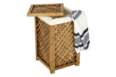 WOODENSA ÇAMAŞIR SEPETİ, CEVİZ WDN716