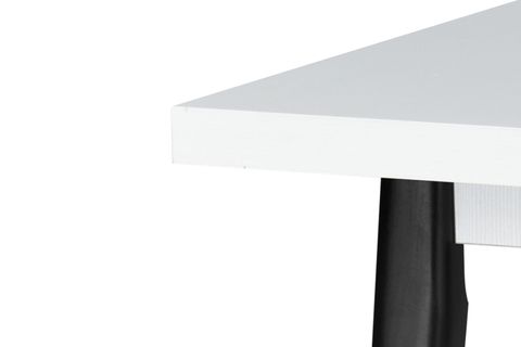 AVANOS MDF KATLANIR AHŞAP MUTFAK MASASI, 70X80 CM, BEYAZ SİYAH