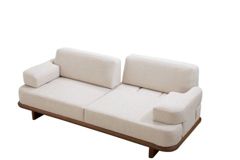 EVORA ÜÇLÜ KOLTUK, KREM