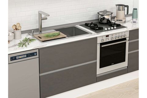 ALVİNKA 410X240 CM MUTFAK DOLABI, MBB E90B60S60 1 ANTRASİT SUNTALAM