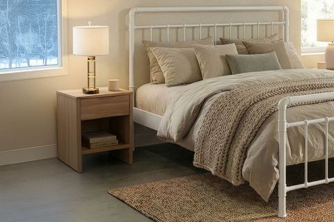 ODİN METAL KARYOLA, BEYAZ, 120X200