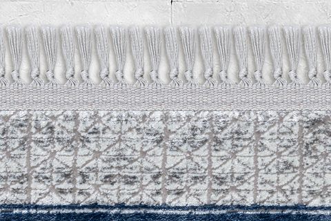 PIRLANTA PLUS MAKİNE HALISI, GRİ MAVİ, 7, 80X150