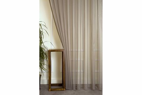 MASSARELLİ ETAMİN TÜL KAHVE  PİLESİZ 200X260