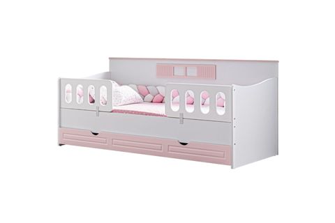 LİZBON YAVRULU MONTESSORİ KARYOLA, PEMBE