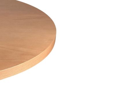 LOKA YUVARLAK AHŞAP MUTFAK MASASI TAKIMI, NATURAL