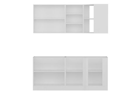 MİNAR 185CM KÖŞE MUTFAK DOLABI BEYAZ DORE K185D3