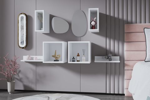 AYDIN KİTAPLIKLI RAF, NRG-DVR-1014