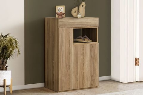 BLESK MAJESTİK ÇEKMECELİ VE RAFLI AYAKKABILIK DOLABI