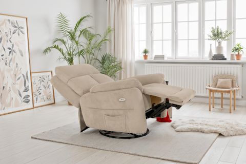 AMSTERDAM MASAJLI ELEKTRIKLI TV KOLTUĞU SALLANIR, KREM