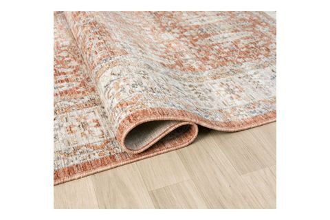 VİNTAGE ESKİTME DESENLİ DOKUMA MAKİNE HALISI, TERRA, 200X305, 10207
