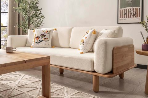 DİVA İSKANDİNAV ÜÇLÜ NATURAL AYAK, BEYAZ