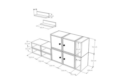 BK ÇOK AMAÇLI DOLAP, 4 KAPAKLI, MST