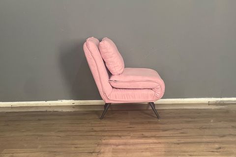 BERTA CONCEPT HERAKLES MEKANİZMALI KATLANIR YATAK OLABİLEN TEKLİ KOLTUK, PEMBE