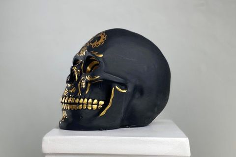 SKULL EL MUERTO POP ART DEKORATİF ROMA YUNAN HEYKELLERİ