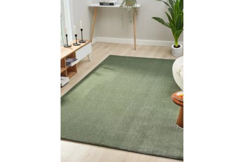 MİRA BALİ 4500 MODERN SHAGGY HALI, YEŞİL, 120X180