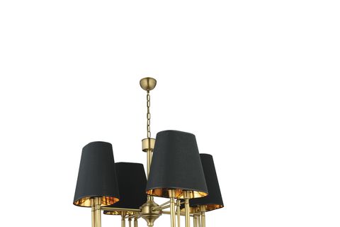 LAMPALUCE LUSSO ŞAPKALI SEKİZLİ AVİZE, SARI