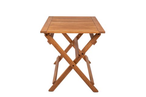 DOĞAL AHŞAP BALKON BAHÇE MASA GRANDE SANDALYE SETİ, KAHVERENGİ, 70X120 CM