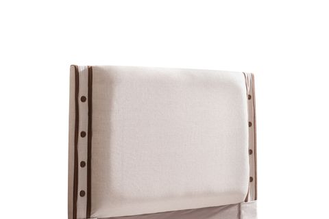 RETRO TEK KİŞİLİK BAZA BAŞLIK VE ORTHOSOFT YATAK SETİ, KAHVE, 100X200