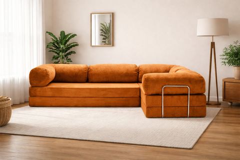 LEGOM MODÜLER YATAKLI AKTİVİTE KÖŞE KOLTUK TURUNCU, 200X300