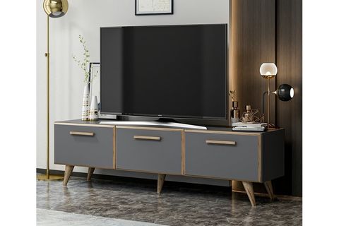 CARA SOFT KAPAKLI TV ÜNİTESİ ANTRASİT