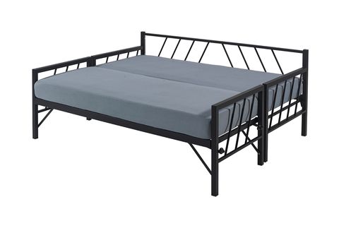 GLORİA YAVRULU DAYBED KARYOLA, SİYAH, 90X200