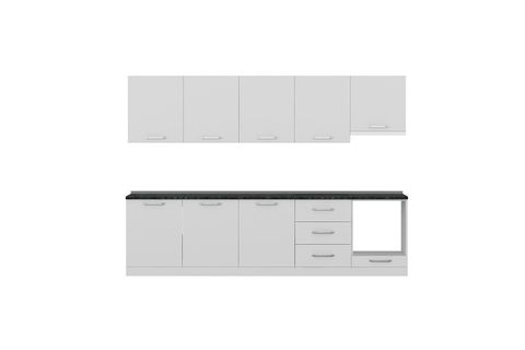 MİNAR BASİC 300 CM MUTFAK DOLABI BEYAZ 300-B12