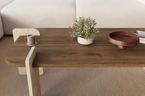 LEAPİRİ ORTA SEHPA MODERN CEVİZ DESEN