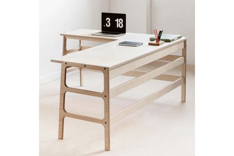 WOODESK ZEYTİN AHŞAP ÇALIŞMA MASASI, NATURAL RENK