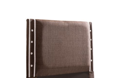 RETRO TEK KİŞİLİK BAZA BAŞLIK SETİ, KAHVE, 100X200