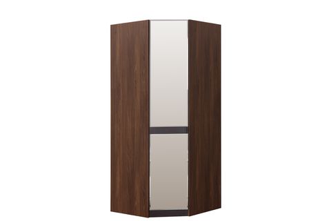 Köşe Gardırop, Ceviz, 1 Kapaklı Aynalı