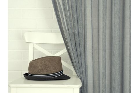 MASSARELLİ KETEN TÜL İNDİGO PİLESİZ 100X260