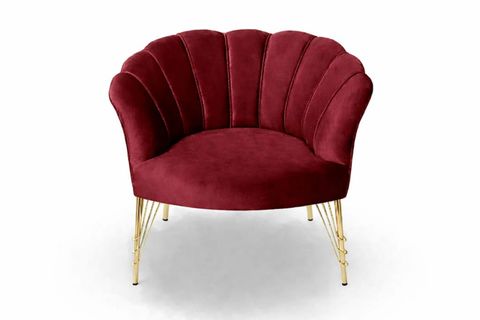 PAPATYA BABY FACE TEKLİ BERJER, BORDO, 2 ADET, GOLD AYAK