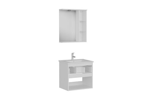 NİKA BANYO DOLABI 65CM AS2K1Ç 1K1A ETJ BEYAZ