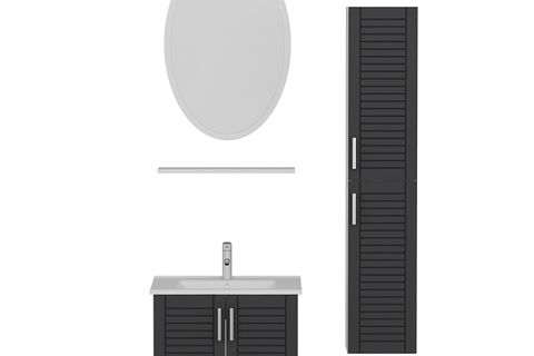 VERA BANYO DOLABI 65CM AS2K+1EA1R+ETJ+BOY BEYAZ ANTRASİT