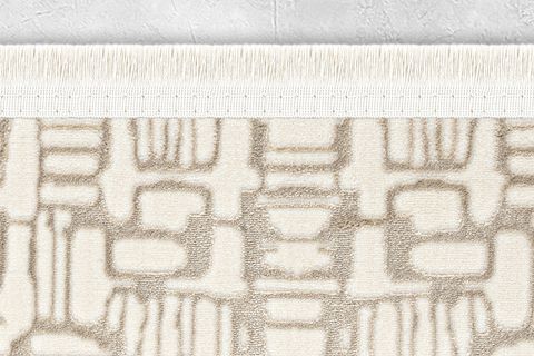 SUR MAKİNE HALISI, VİZON KREM, 353, 80X150