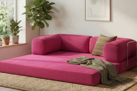 LEGOM YATAKLI AKTİVİTE KÖŞE KOLTUK FUŞYA, 200X200