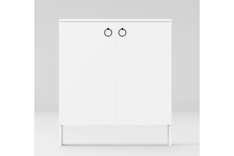 KABİ İKİ KAPAKLI ÇOK AMAÇLI DOLAP, BEYAZ