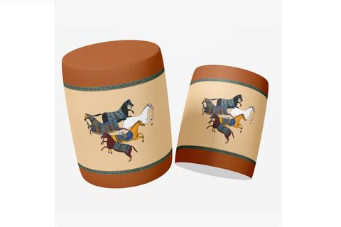 POUFS PUF 112, TURUNCU