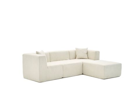 RAKS SERİSİ MODULER FULL SÜNGER KÖŞE KOLTUK, SAĞ VE SOL, KREM