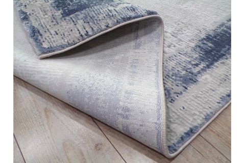 BALAT HALI ÇÖKME EFEKTLİ MAVİ OTURMA ODASI VE SALON HALISI 160X230
