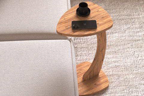 SELF TEKERLEKLİ YAN SEHPA, ÇAM