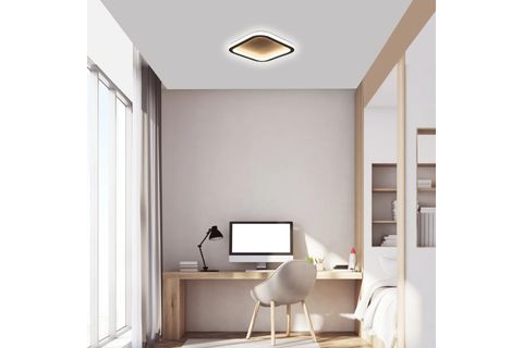 BASIS WOOD KARE LED AVİZE PLAFONYER, 40