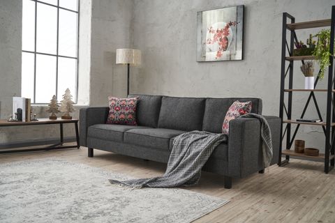 KALE SERİSİ ÜÇLÜ KOLTUK, KETEN, ANTRASİT
