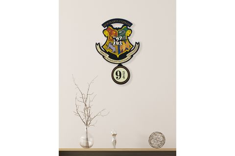 HOGWARTS EXPRESS DEKORATİF SARKAÇLI DUVAR SAATİ