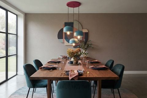 TRİO SARKIT LAMBA, TURQUOISE FUCHSIA