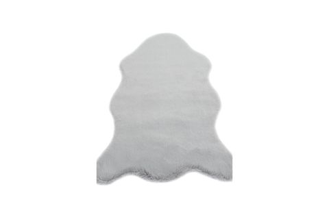 PUFFY KÜRK HALI, GRİ, 80X200