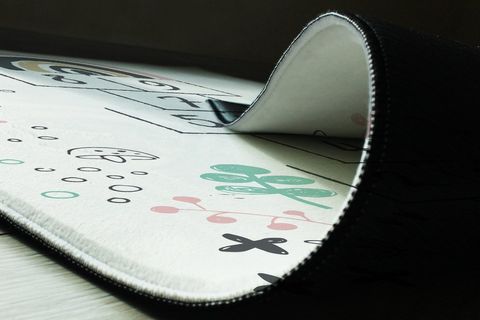 KARNAVAL SEKSEK VE ÇİÇEKLER ÇOCUK ODASI HALISI 50X80