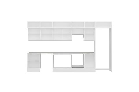 ALVİNKA 400X240 CM MUTFAK DOLABI, MB E90S60S50 1 ANTRASİT SUNTALAM